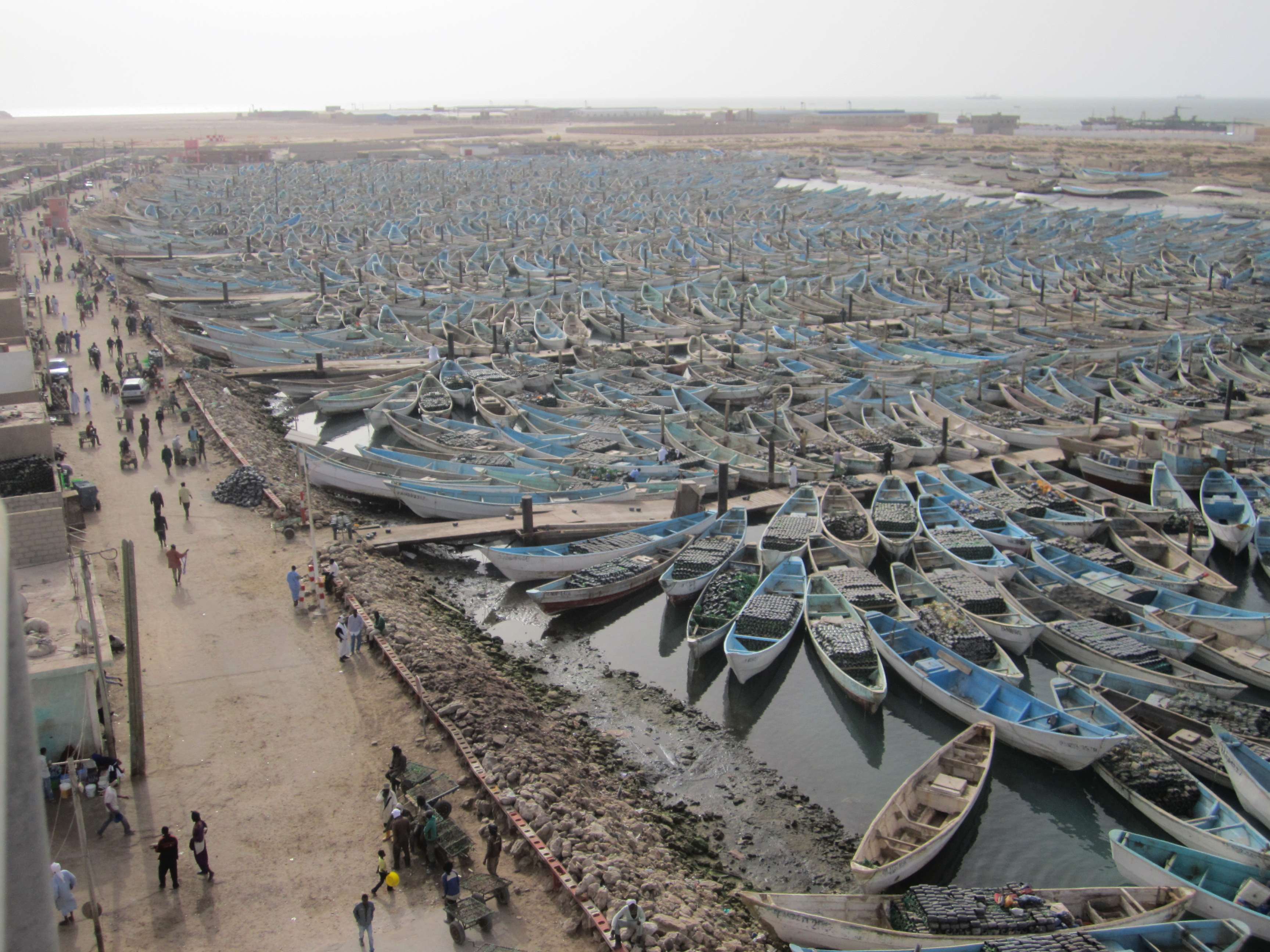 puerto de nouadibhou en mauritania