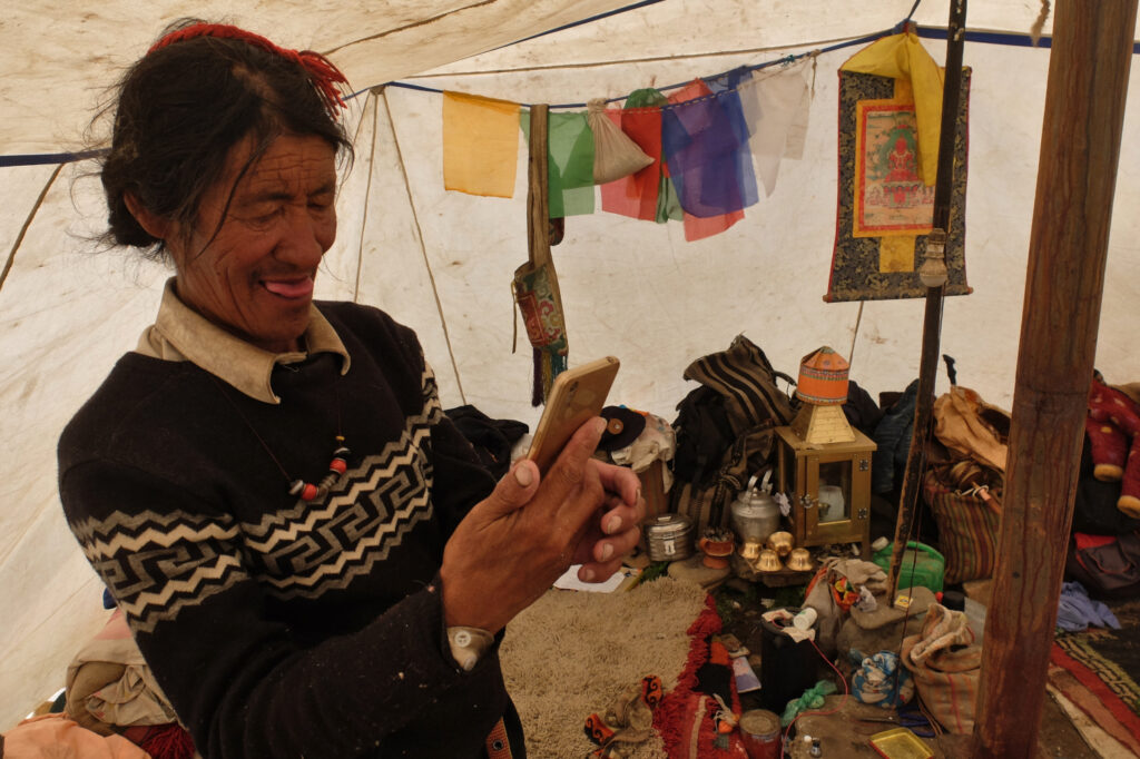Nómada tibetano
